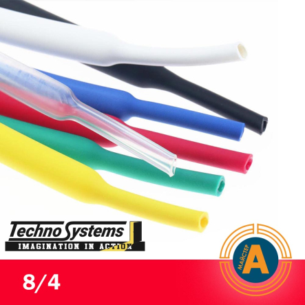 Трубка термоусаживаемая TNSy, ТТ2х1, 8/4 красная (1м), TNSy5501828 - 1