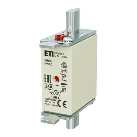Предохранитель ЕТІМАТ NH-00C/gG 35A, 500V,KOMBI, 4181209 - 1