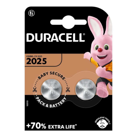 Батарейка Duracell DL2025 3V таблетка, цена за блистер 2шт., поштучно не продаем!! 5014805 - 1