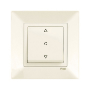 Кнопка управления жалюзи VIKO Meridian, 90970272, крем