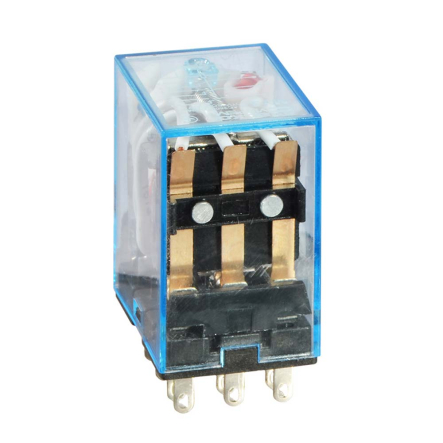 Реле промежуточное АСКО-УКРЕМ, MY3, АС, 110В, 3А, 3CO (3PDT), A0090010019 - 1