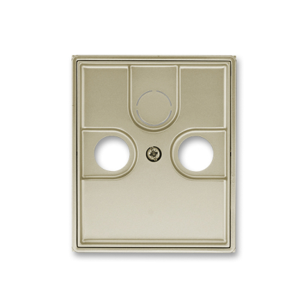 Центральная пластина для ТВ+Р+SAT розетки - 1