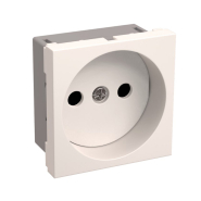 РКС-20-30-П-К Розетка с з/к 2к (на 2 модуля), белая, Праймер, IEK, CKK-40D-RSB2-K01-K