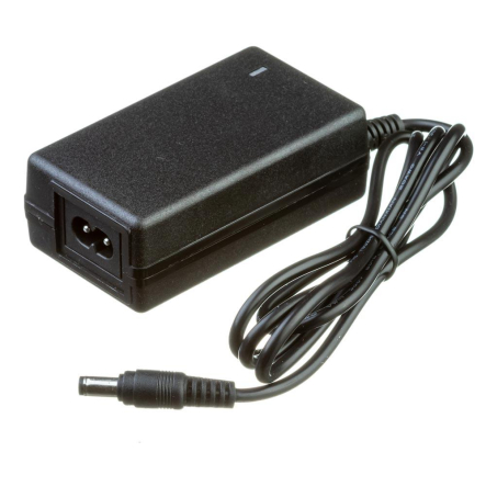 Блок живлення пластиковий 12V 3А - 36W зі штекером та кабелем 5.5х2.5 мм IP20 AVT, 1013410 - 1