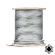 Трос оцинкований d-10 DIN 3060 (6х19)