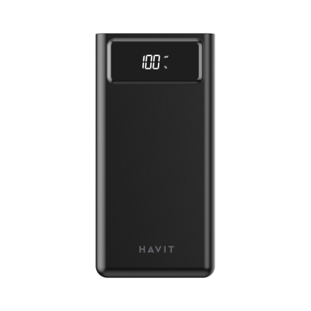 Повербанк (УМБ) HAVIT HV-PB56, 40000 мАч, Black QC+PD