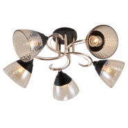 Люстра VALESO V XA1526B–5 BK+FGD