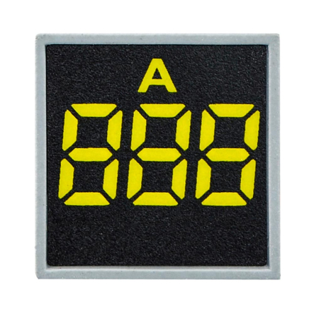 Амперметр цифровой АСКО-УКРЕМ ED16-22FAD 0-100A (жёлтый) врезной монтаж, A0190010038