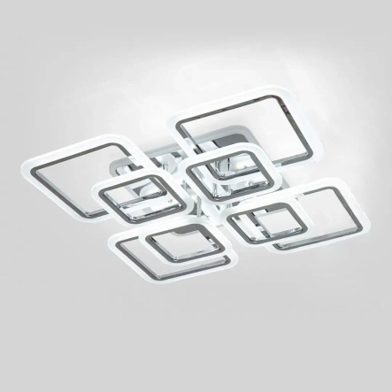 Люстра LED VATAN light 1127/4+4 хром