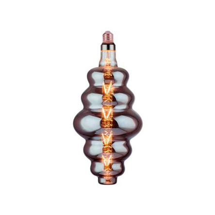 Лампа светодиодная Horoz Electric Filament ORIGAMI-XL, 8 Вт, E27, 2200K, 620Lm, (Titanium), 001-053-0008-120 - 1