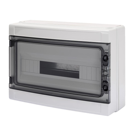 Корпус пластиковий GEWISS 40 CD навісний 18М (410x285x140) прозорі двері, IP65, GW40106 - 1