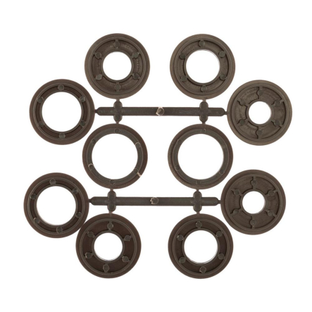 Щітка дискова з латунованого рифленого дроту D150*32мм - 2 Щітка дискова з латунованого рифленого дроту D150*32мм - 2