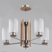 Люстра ALFA 24885 AKETI, 5хЕ27х60W, D 55 см, H 50 см