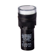 Сигнальна арматура АСКО-УКРЕМ AD16DS 220В AC, біла, A0140030040